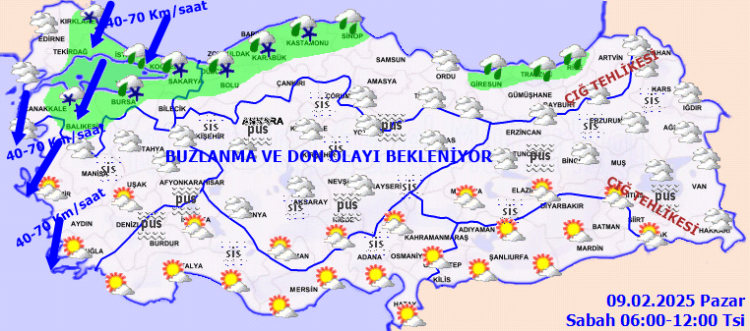 Bugünün yeni hava raporu! Kar etkisini sürdürecek!