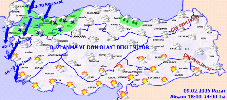 Bugünün yeni hava raporu! Kar etkisini sürdürecek!