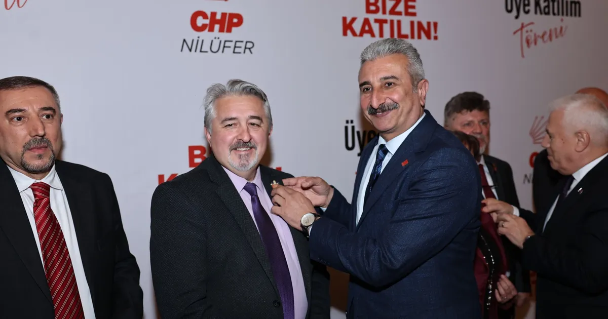 Bursa Nilüfer’de CHP'ye 450 yeni üye