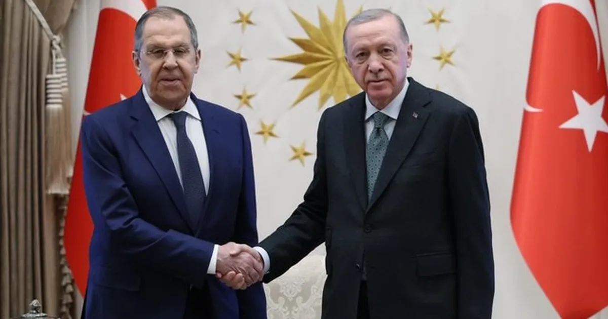 Cumhurbaşkanı Erdoğan, Rusya Dışişleri Bakanı Lavrov'u kabul etti