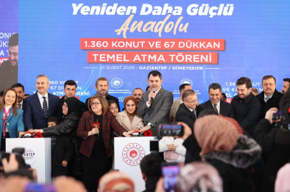 Gaziantep Güneyşehir’de bin 427 sosyal konuta daha temel