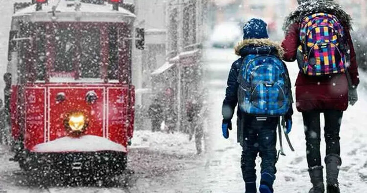 İstanbul ve Tekirdağ'da eğitime kar engeli!