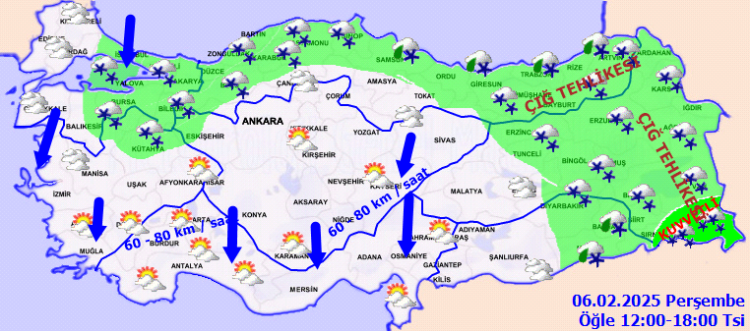 Kar yurda geldi... Meteoroloji 'kuvvetli' uyarılarını yaptı!