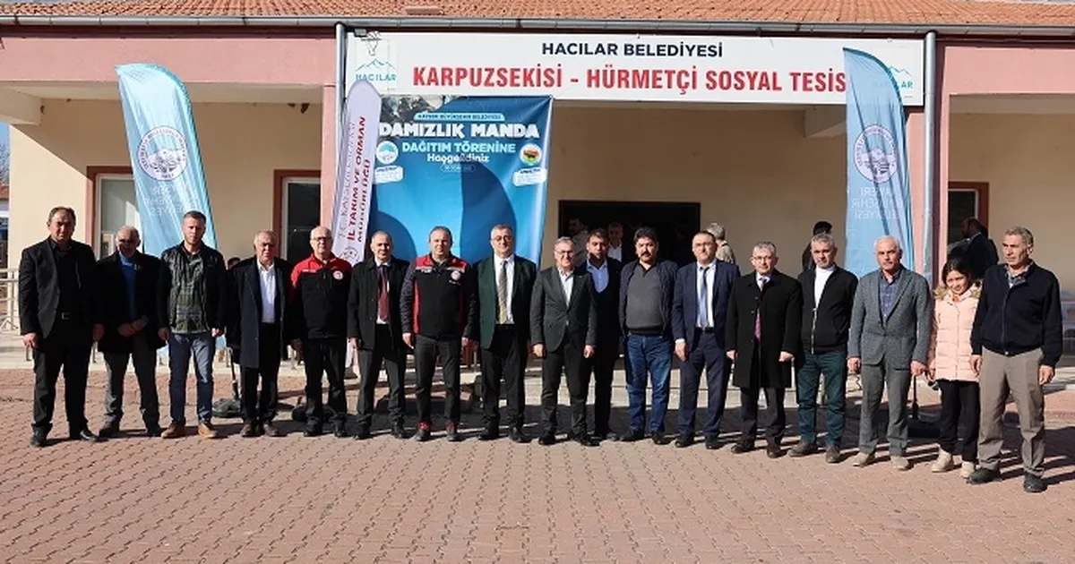 Kayseri Büyükşehir'den manda desteği