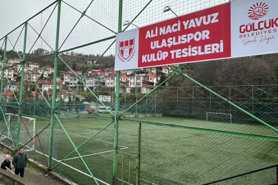 Kocaeli vefa örneği: Ali Naci Yavuz’un ismi Ulaşlı’daki futbol sahasına verildi!