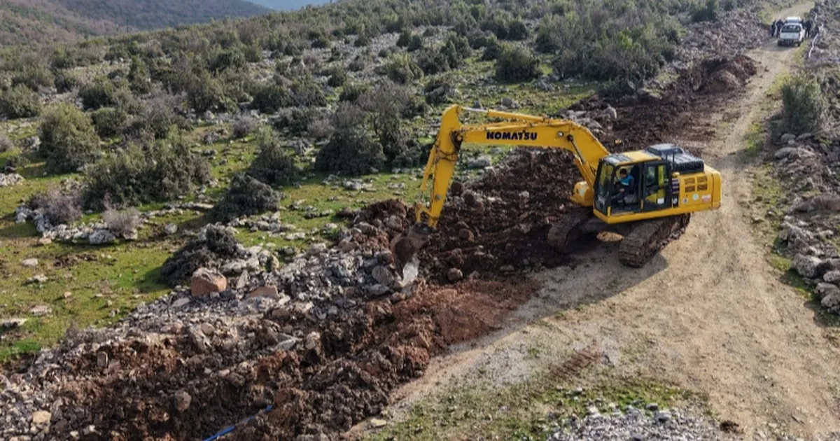 Manisa'da Pınarköy’ün içme suyu sorunu tarih oluyor