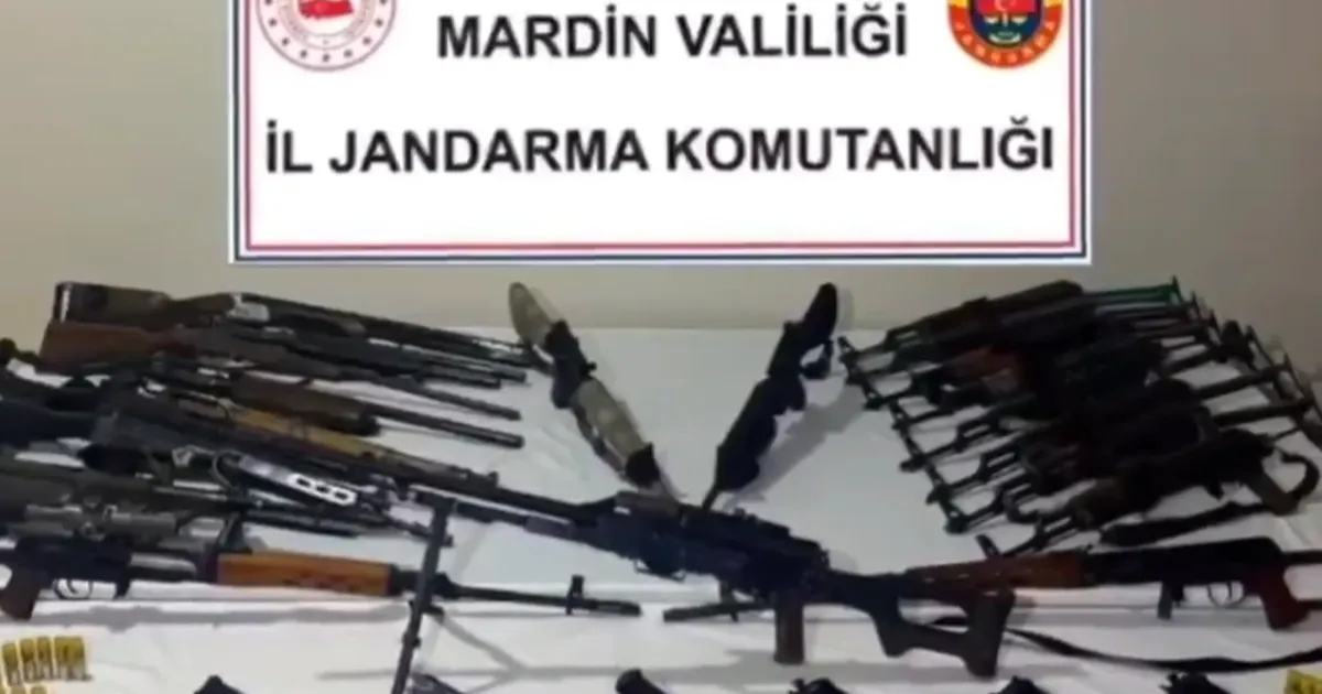 Mardin'deki 'Hücre' dağıtıldı! Silah kaçakçılığına 11 tutuklama