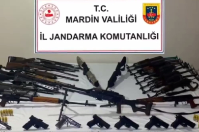 Mardin'deki 'Hücre' dağıtıldı! Silah kaçakçılığına 11 tutuklama