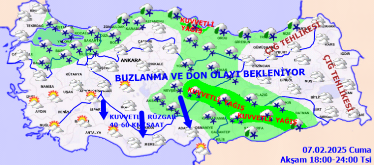 Meteoroloji'den 'kuvvetli' uyarı!