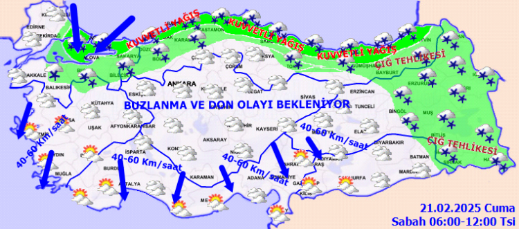 Meteoroloji'den peş peşe uyarılar!