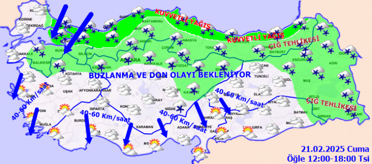 Meteoroloji'den peş peşe uyarılar!