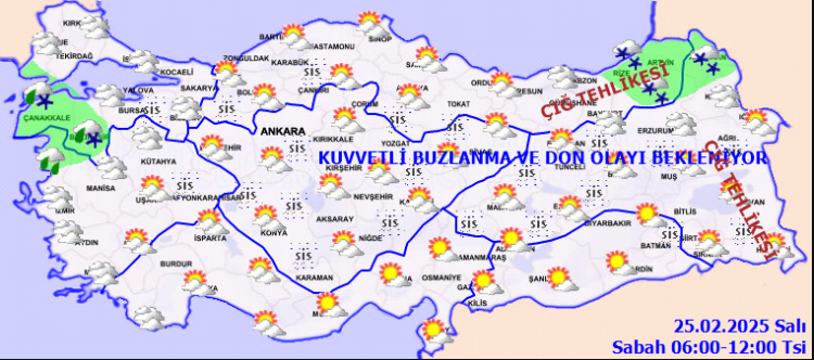 Meteoroloji'den 'yağmur' ve 'kar' uyarısı! Sıcaklıklar artacak!