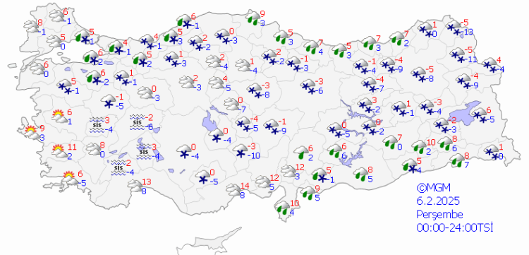 Sibirya soğukları etkisini gösterecek! Kar haftası!