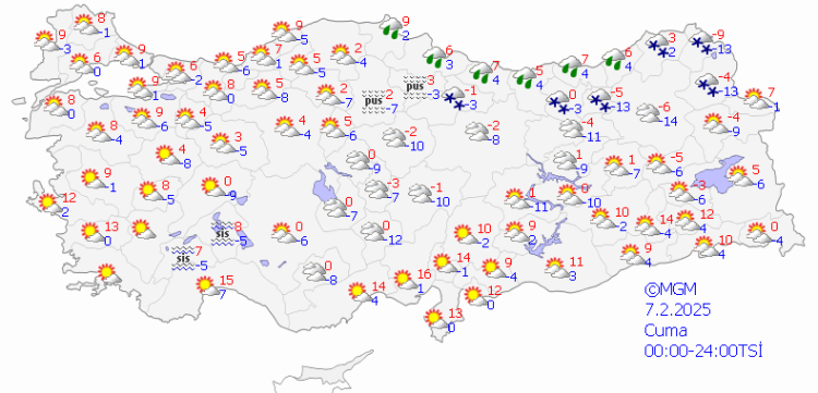 Sibirya soğukları etkisini gösterecek! Kar haftası!