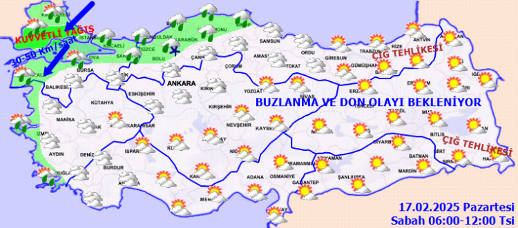Sibirya soğukları Türkiye'yi yine etkisi altına alıyor!