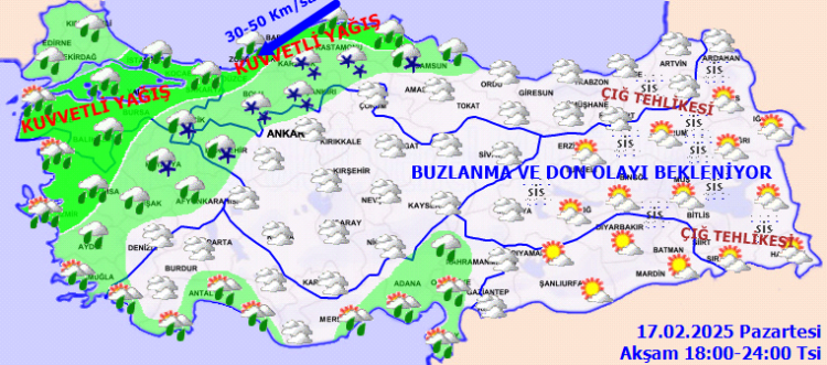 Sibirya soğukları Türkiye'yi yine etkisi altına alıyor!
