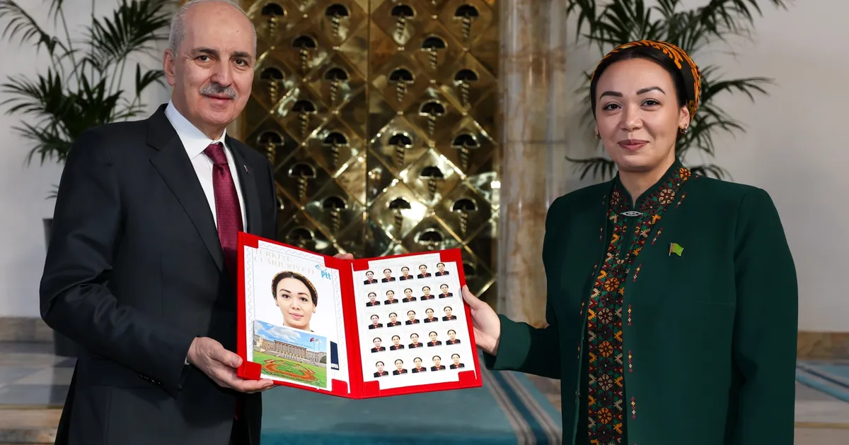 Türkmenistan Meclis Başkanı Gulmanova TBMM'de