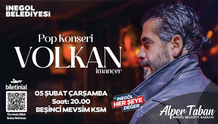 Volkan İmançer İle 90’lar pop konseri biletleri ücretsiz