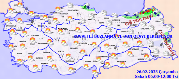 Yurt genelinde sıcaklıklar artıyor... Rize ve Artvin'de yoğun kara dikkat!