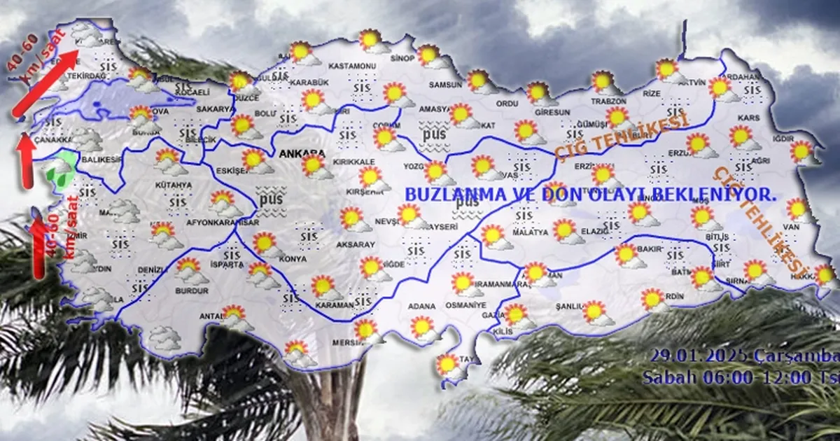 Yurtta hava… Marmara’nın batısı ve Kıyı Ege’ye dikkat!