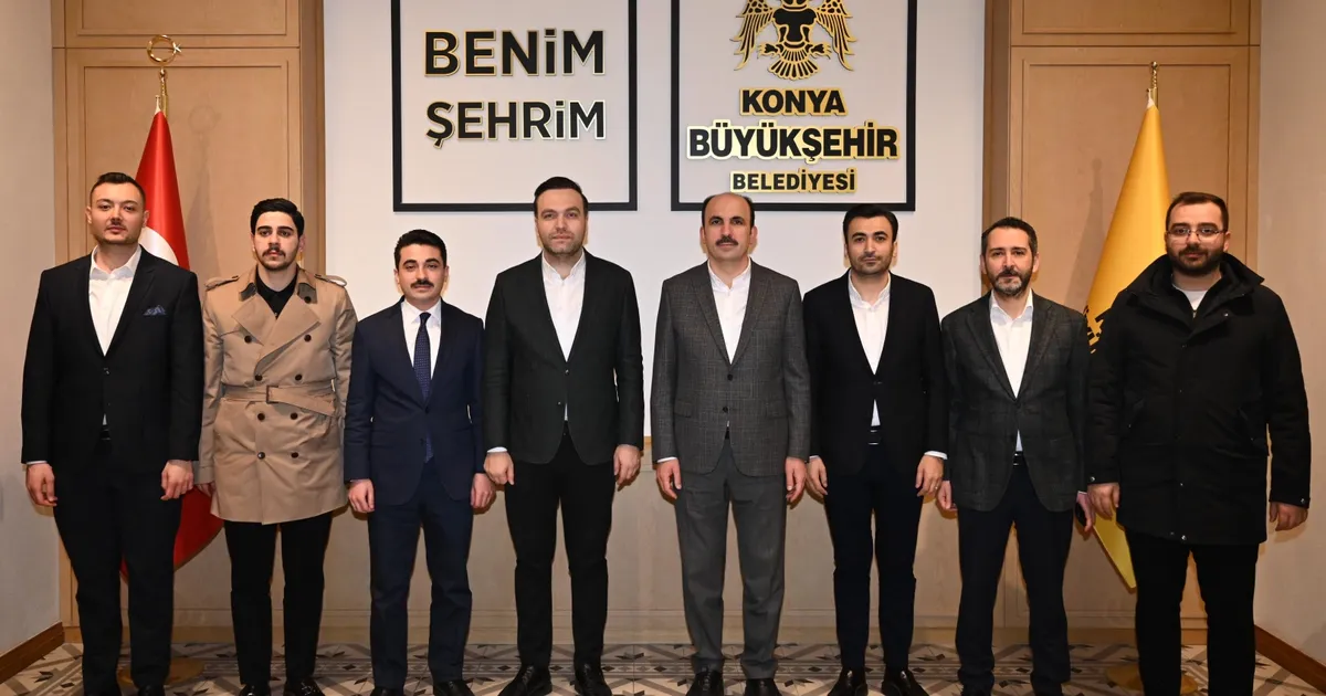 AK Gençlik’ten Konya’da Başkan Altay’a ziyaret