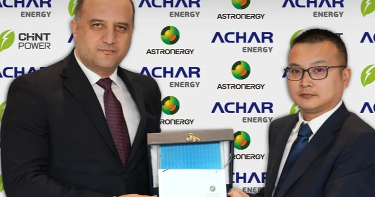 Astronergy ve Chint Power, Achar Energy arasında işbirliği