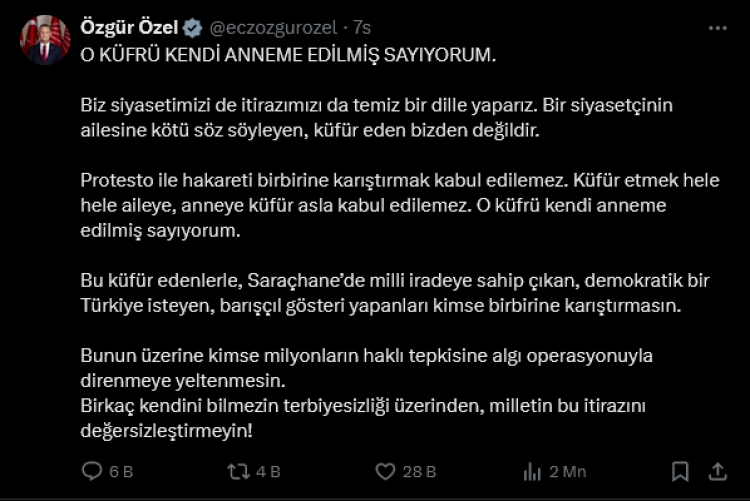 Bakan Yerlikaya: 43 provokatör gözaltında!... Küfür sonrası 'Özel' paylaşım