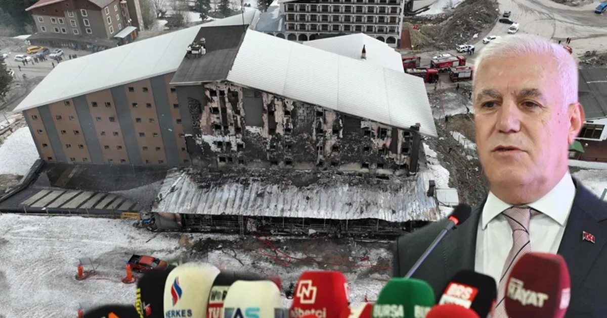 Başkan Bozbey Uludağ’daki otel yangınını değerlendirdi: Sezondan sonra olması faciayı önledi!