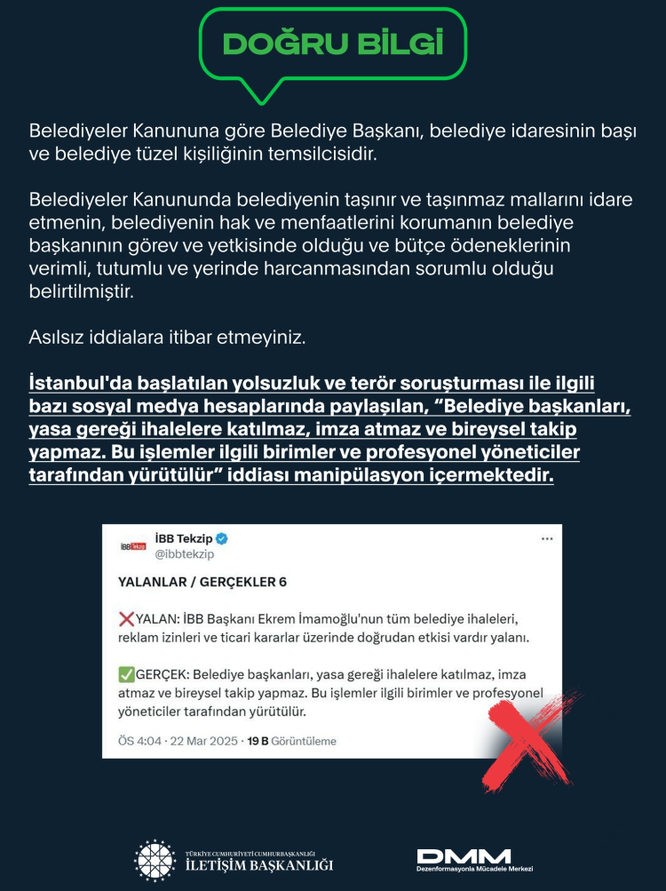 Belediye başkanlarının görev ve yetkisi nedir?