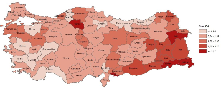 Beşeri kalkınmada hangi iller yükseldi, hangi iller düştü?