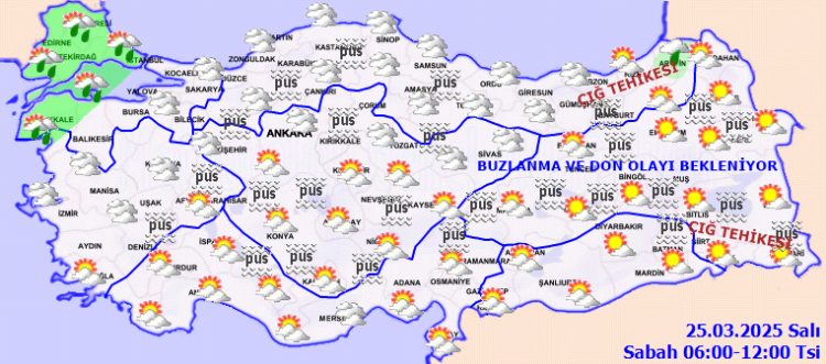 Bugün yurtta hava sıcaklıkları nasıl olacak?