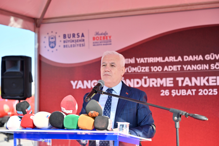 Bursa Büyükşehir'den kırsal mahallelere yangın tankeri