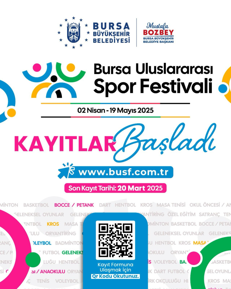 Bursa Uluslararası Spor Festivali için geri sayım başladı