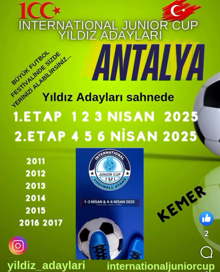 Futbolun genç yıldızları Antalya’da parlayacak