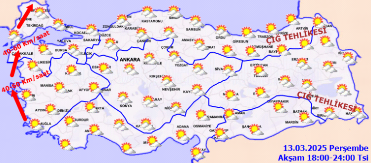 Hava sıcaklıkları artıyor... Ege'de fırtınaya dikkat!