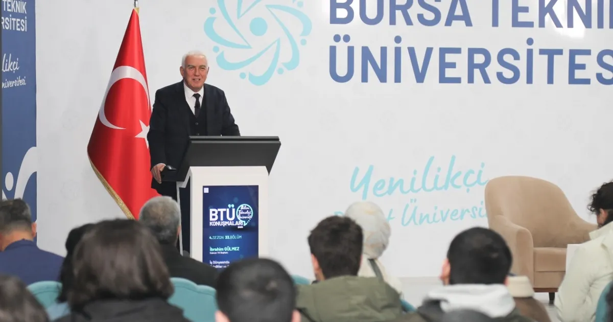 İbrahim Gülmez , BTÜ Konuşmaları’nın konuğu oldu