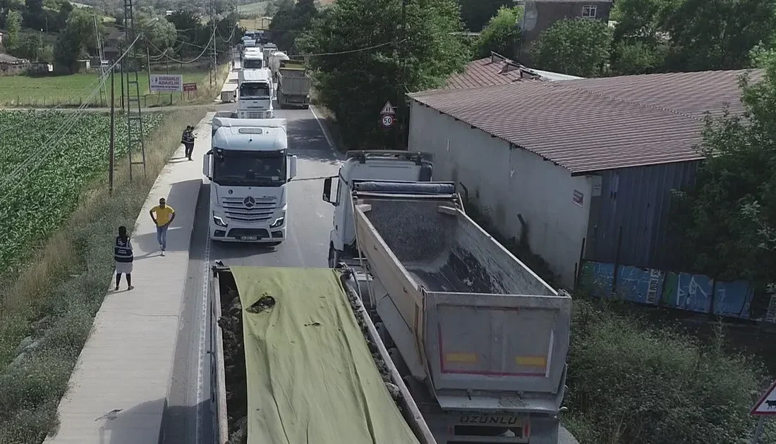 İstanbul'da hazı hafriyat kamyonu