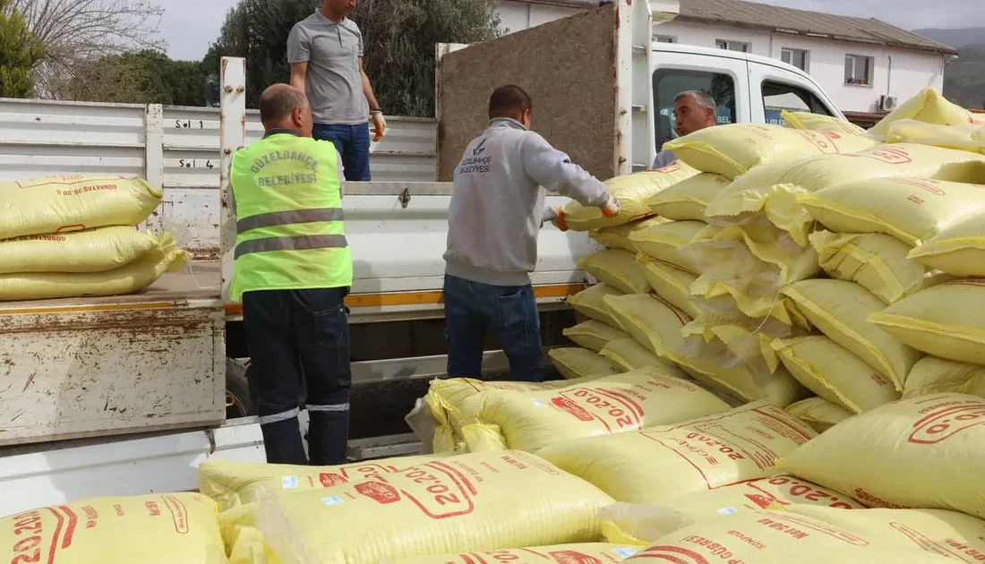 İzmir Güzelbahçe Belediyesi’nden çiftçiye desteğe devam