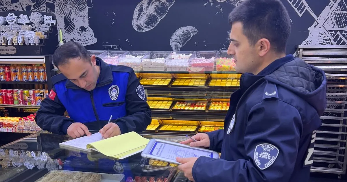 Kocaeli Gebze Zabıtasından bayram denetimi