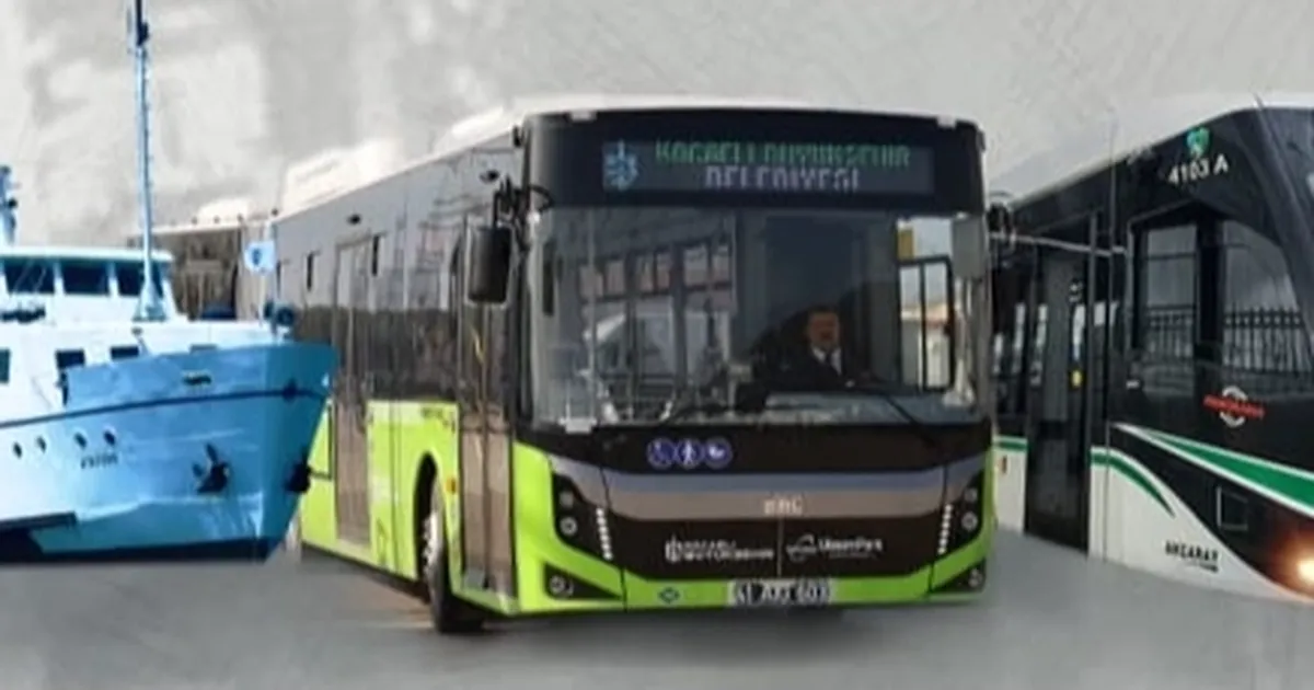 Kocaeli’de bayram boyunca ulaşım ücretsiz