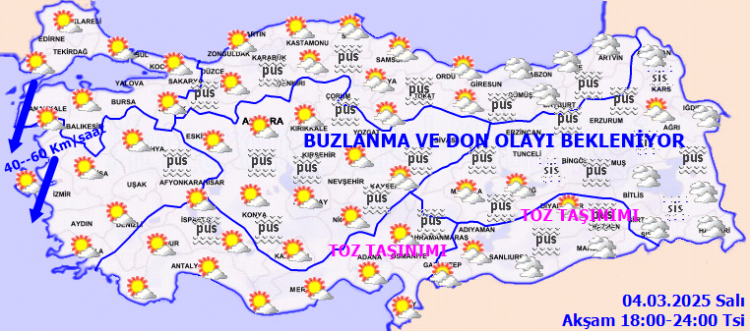 Marmara ve Ege'de kuvvetli rüzgar... Güneydoğu'da toz taşınımına dikkat!