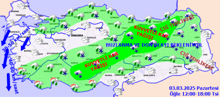 Meteoroloji'den haftaya 'kuvvetli' başlangıç!