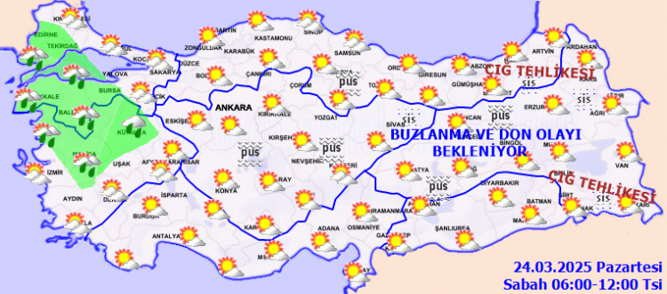 Meteoroloji'den 'sağanak'uyarısı!
