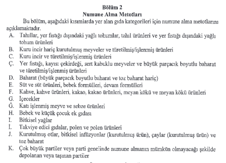 Mikotoksin analizlerinde AB uyumlu yeni kriterler netleşti