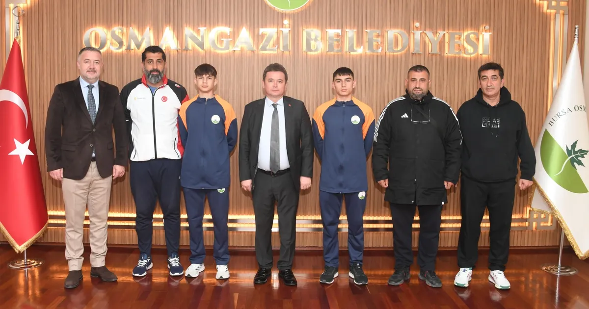 Milli sporcular Osmangazi’den Dünya Şampiyonası’na uğurlandı
