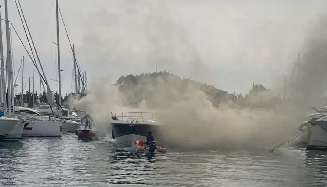 Muğla’nın Bodrum ilçesinde Northeaster