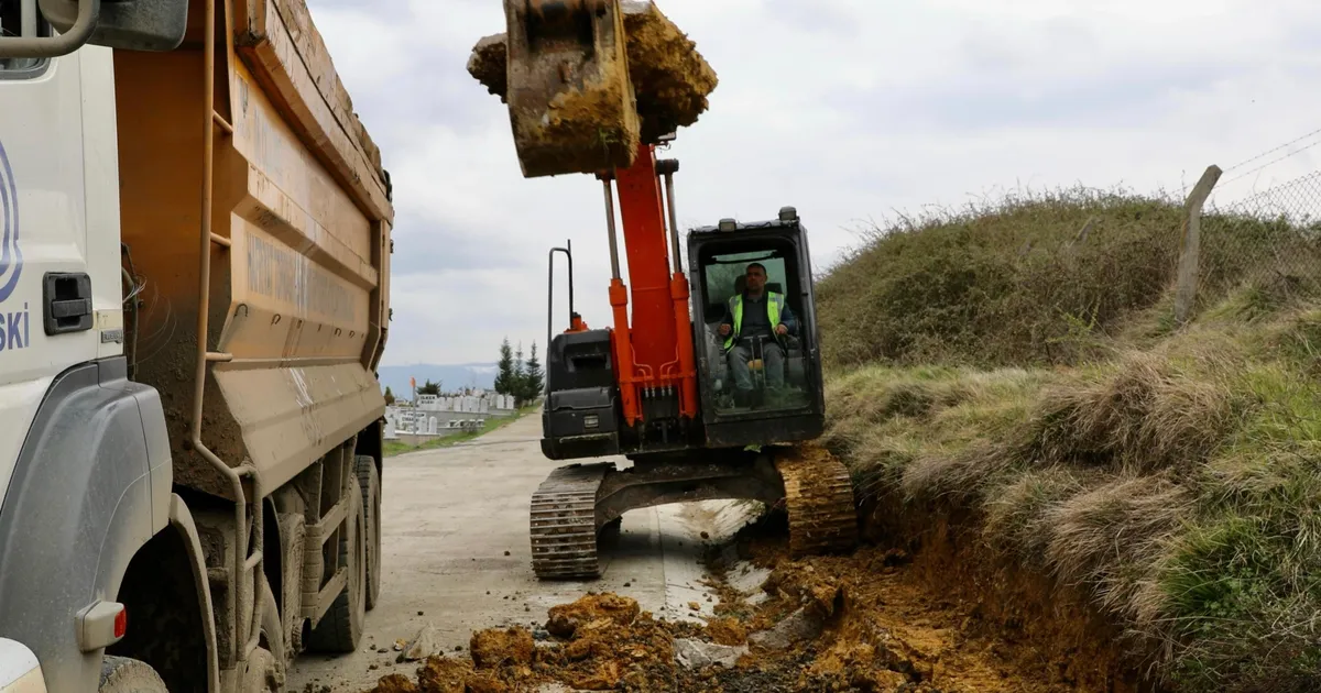 Samsun'da Derecik Mezarlığı çalışmalar başladı