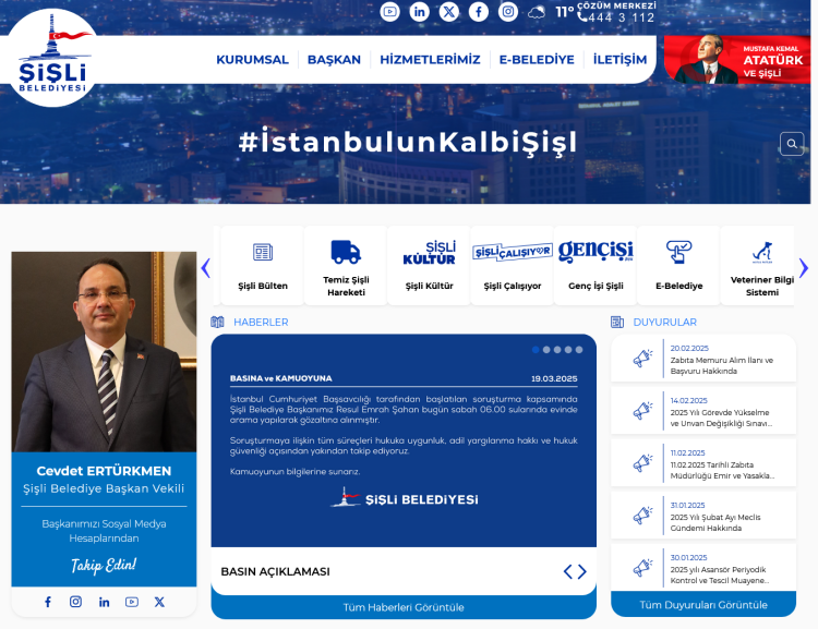 Şişli Belediyesi'nde kayyum göreve başladı