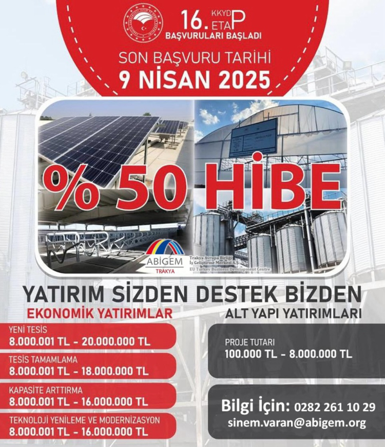Tarımda yeni destek dönemi: Yatırımlara yüzde 50 hibe fırsatı!