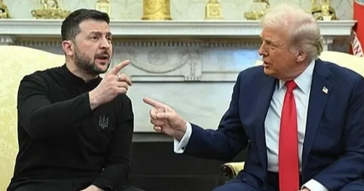 Trump ve Zelenskiy ile kameralar önünde tartıştı